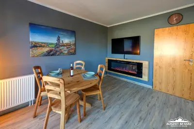 TV/Unterhaltungsangebot in der Unterkunft Auszeit-im-Harz Haus 5 Wohnung 21