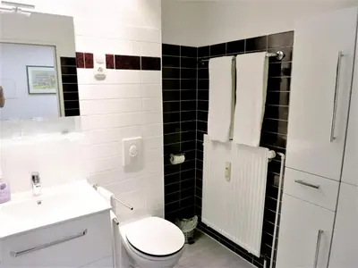 Ein Badezimmer in der Unterkunft Ferienwohnung Lieblingsplatz