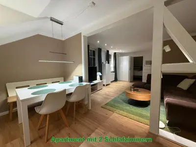 Ein Bett oder Betten in einem Zimmer der Unterkunft Apartment Haus Brüchert