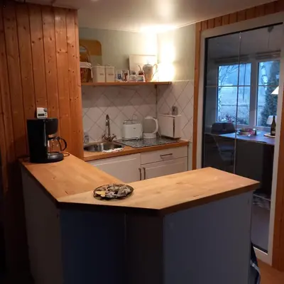 Küche/Küchenzeile in der Unterkunft Bungalow kleine Auszeit