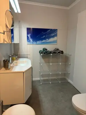 Ein Badezimmer in der Unterkunft Ambiente am Breiten Tor Apartment 2