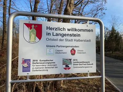 Ein Zertifikat, Auszeichnung, Logo oder anderes Dokument, das in der Unterkunft Langensteiner Idyll ausgestellt ist