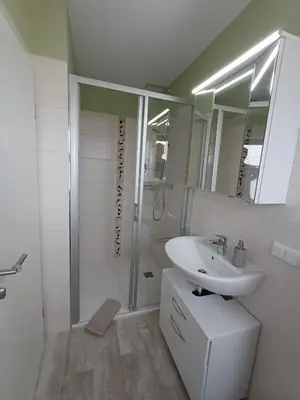 Ein Badezimmer in der Unterkunft Penthouse Wohlfühlort mit Dachterrasse