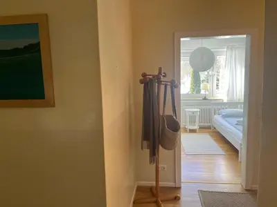 Ein Bett oder Betten in einem Zimmer der Unterkunft Haus Hahn im Klee