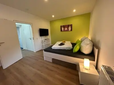 TV/Unterhaltungsangebot in der Unterkunft Ferienwohnung Knopp