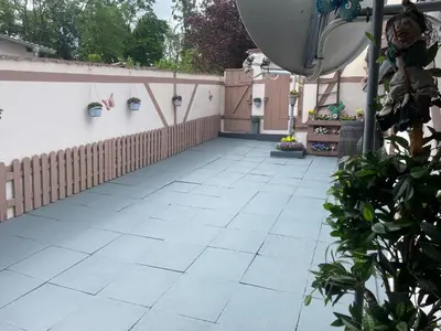 Ein Garten an der Unterkunft Ferienhaus Belkot