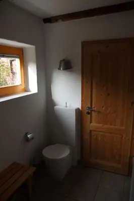 Ein Badezimmer in der Unterkunft Ferienhaus Anno 1720