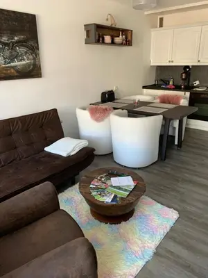 Küche/Küchenzeile in der Unterkunft Ferienwohnung Hahnenklee