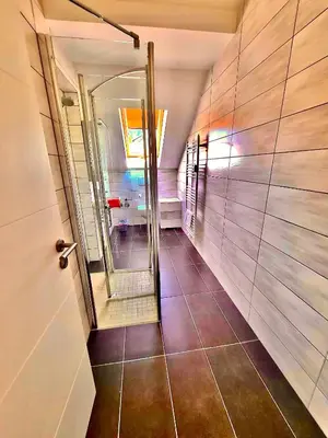Ein Badezimmer in der Unterkunft FeWo Füchse Braunlage I Verwaltung und Betreuung durch FIRMA ZZ-Braunlage