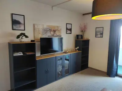 Küche/Küchenzeile in der Unterkunft Ferienwohnung Harzverliebt