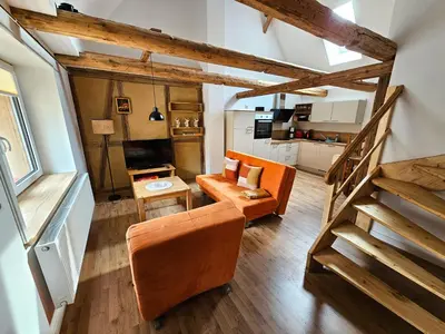 Küche/Küchenzeile in der Unterkunft Kleine Bergstraße 2 - Haus 2