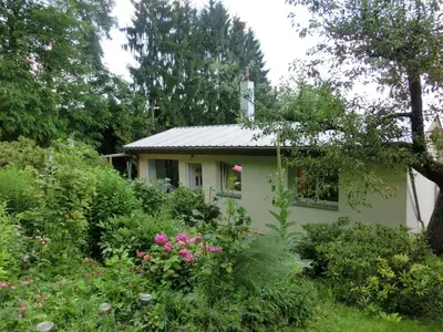 Ein Garten an der Unterkunft Ferienhaus, Wernigerode