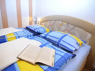Ein Bett oder Betten in einem Zimmer der Unterkunft Ferienhaus, Wernigerode