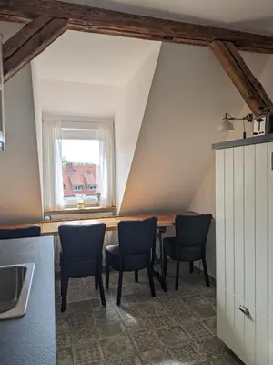 Küche/Küchenzeile in der Unterkunft Quedlinburg Ferienwohnungen