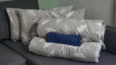 Ein Bett oder Betten in einem Zimmer der Unterkunft Albertine 2