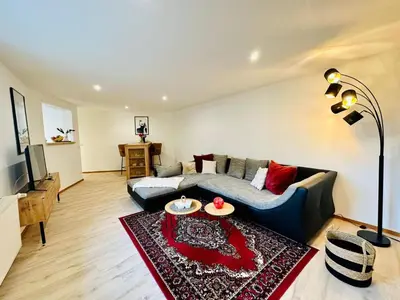 TV/Unterhaltungsangebot in der Unterkunft Lous Ferienwohnung