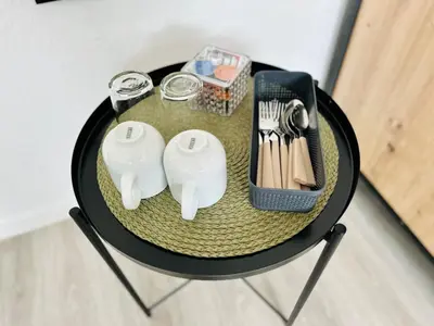 Kaffee-/Teezubehör in der Unterkunft Lous Ferienhaus 1