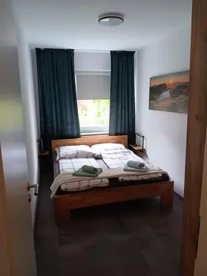 Ein Bett oder Betten in einem Zimmer der Unterkunft Serenity