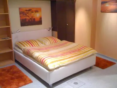 Ein Bett oder Betten in einem Zimmer der Unterkunft Holiday home in Wernigerode with terrace