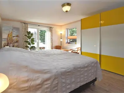 Ein Bett oder Betten in einem Zimmer der Unterkunft Cosy holiday home in Wernigerode