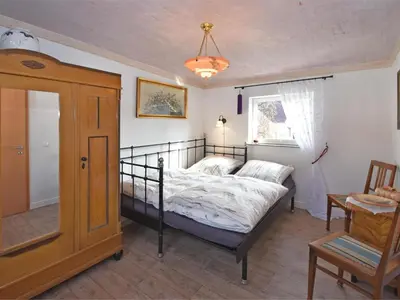 Ein Bett oder Betten in einem Zimmer der Unterkunft Cosy holiday home in Wernigerode