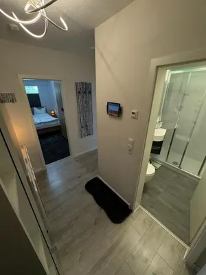Ein Badezimmer in der Unterkunft Urlaub in Andreasberg 2
