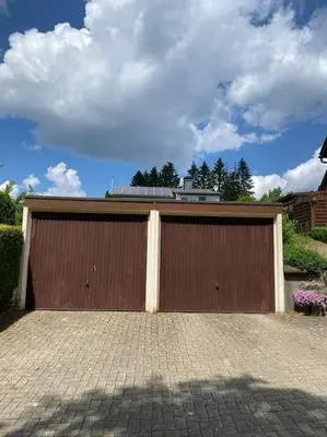 Das Gebäude in dem sich die Ferienwohnung befindet