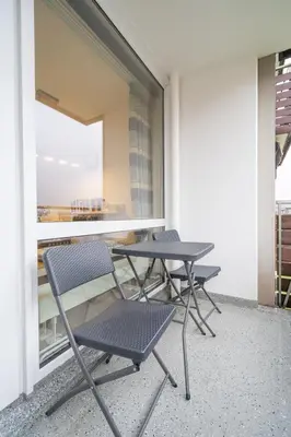 Ein Balkon oder eine Terrasse in der Unterkunft Phlox