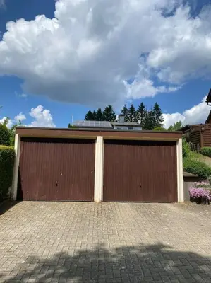 Das Gebäude in dem sich die Ferienwohnung befindet