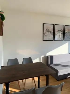 Ein Sitzbereich in der Unterkunft MyCha3 Ferienwohnung