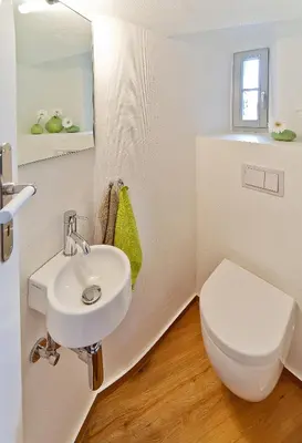 Ein Badezimmer in der Unterkunft Ferienwohnung im Weberturm Goslar