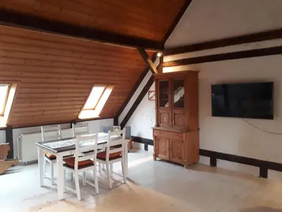 TV/Unterhaltungsangebot in der Unterkunft Ferienwohnung Auf dem Kanstein