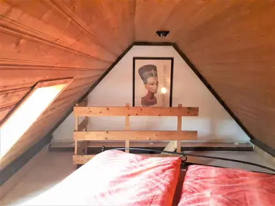 Ein Bett oder Betten in einem Zimmer der Unterkunft Ferienwohnung Auf dem Kanstein