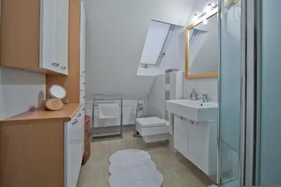 Ein Badezimmer in der Unterkunft Ferienwohnung Waldfried