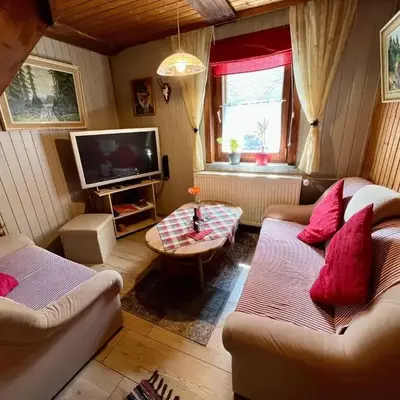 Gemuetliches-kleines-Ferienhaeuschen-Nr-3-im-Harz-fuer-max-3-Personen-inkl-Balkon