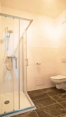 Ein Badezimmer in der Unterkunft Apartment Pusteblume
