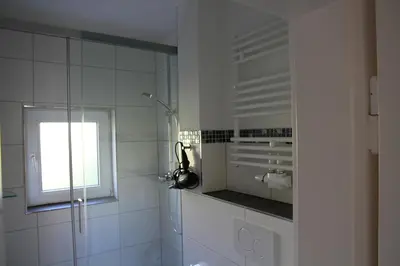 Ein Badezimmer in der Unterkunft Wohnung Julius 7