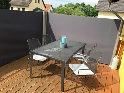 Ein Balkon oder eine Terrasse in der Unterkunft Ferienhaus Hahndorf