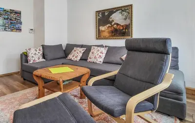 Ein Sitzbereich in der Unterkunft Ferienwohnung in Wernigerode