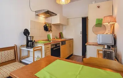 Küche/Küchenzeile in der Unterkunft Ferienwohnung in Wernigerode