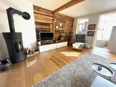 TV/Unterhaltungsangebot in der Unterkunft Das Koselige Nest - perfekt für kleine Familien - nah am Bocksberg