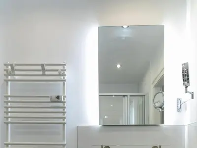Ein Badezimmer in der Unterkunft Hexenglück Hahnenklee