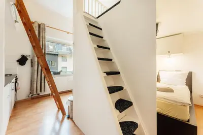 Ein Bett oder Betten in einem Zimmer der Unterkunft Tiny Appartment