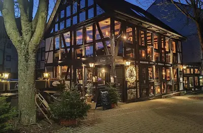 Das Gebäude in dem sich die Ferienwohnung befindet
