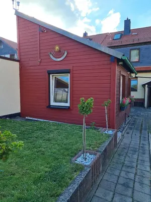 Das Gebäude in dem sich die Ferienwohnung befindet