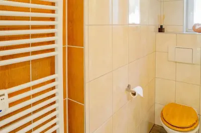 Ein Badezimmer in der Unterkunft RuDi Ferienwohnung 