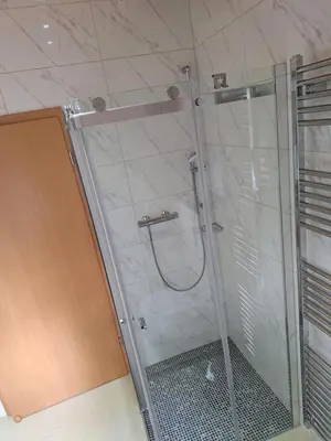 Ein Badezimmer in der Unterkunft Sonnenhof Haus 1 - OG