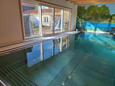 Der Swimmingpool an oder in der Nähe von Sonnenhof Haus 1 - OG