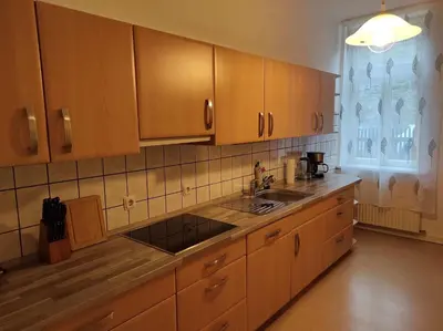 Küche/Küchenzeile in der Unterkunft Ferienwohnung Ruben