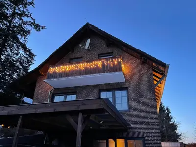 Das Gebäude in dem sich die Ferienwohnung befindet